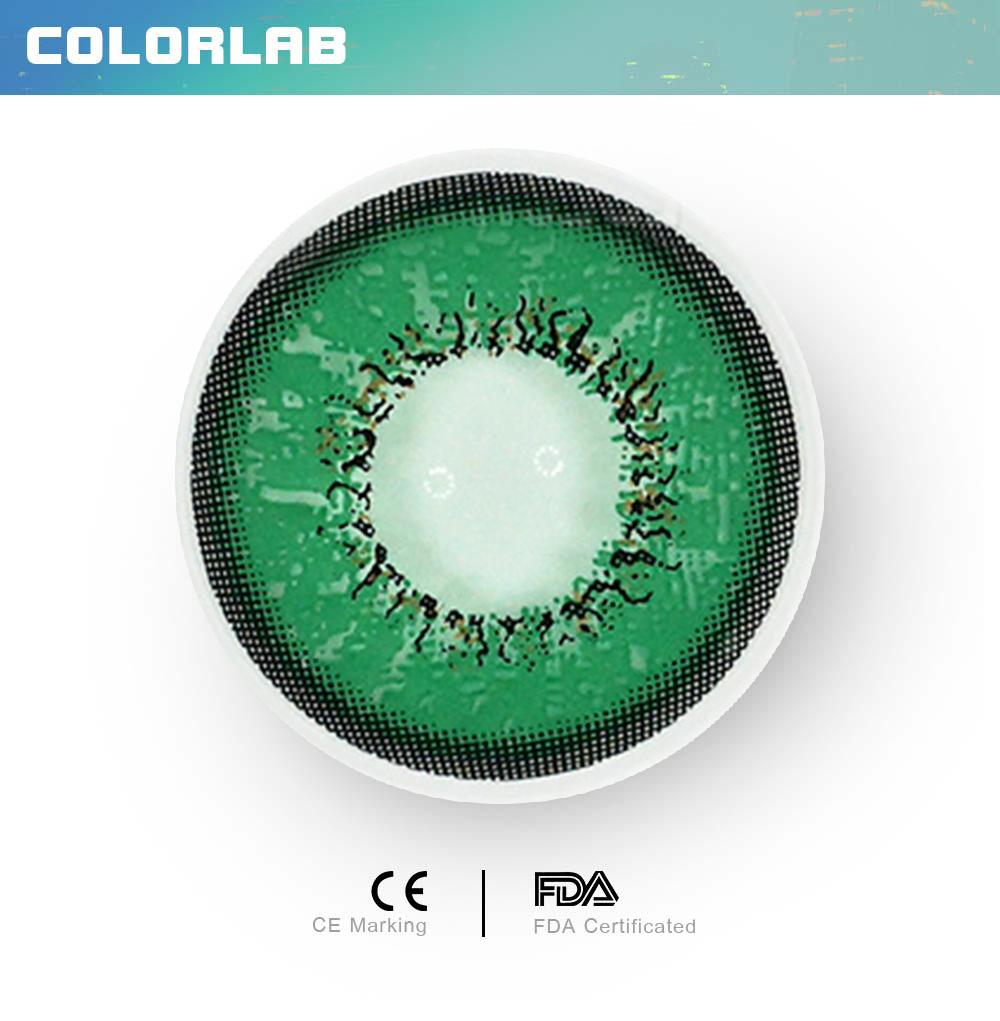 MULTI REAL GREEN CONTACT LENSES(YEARLY)