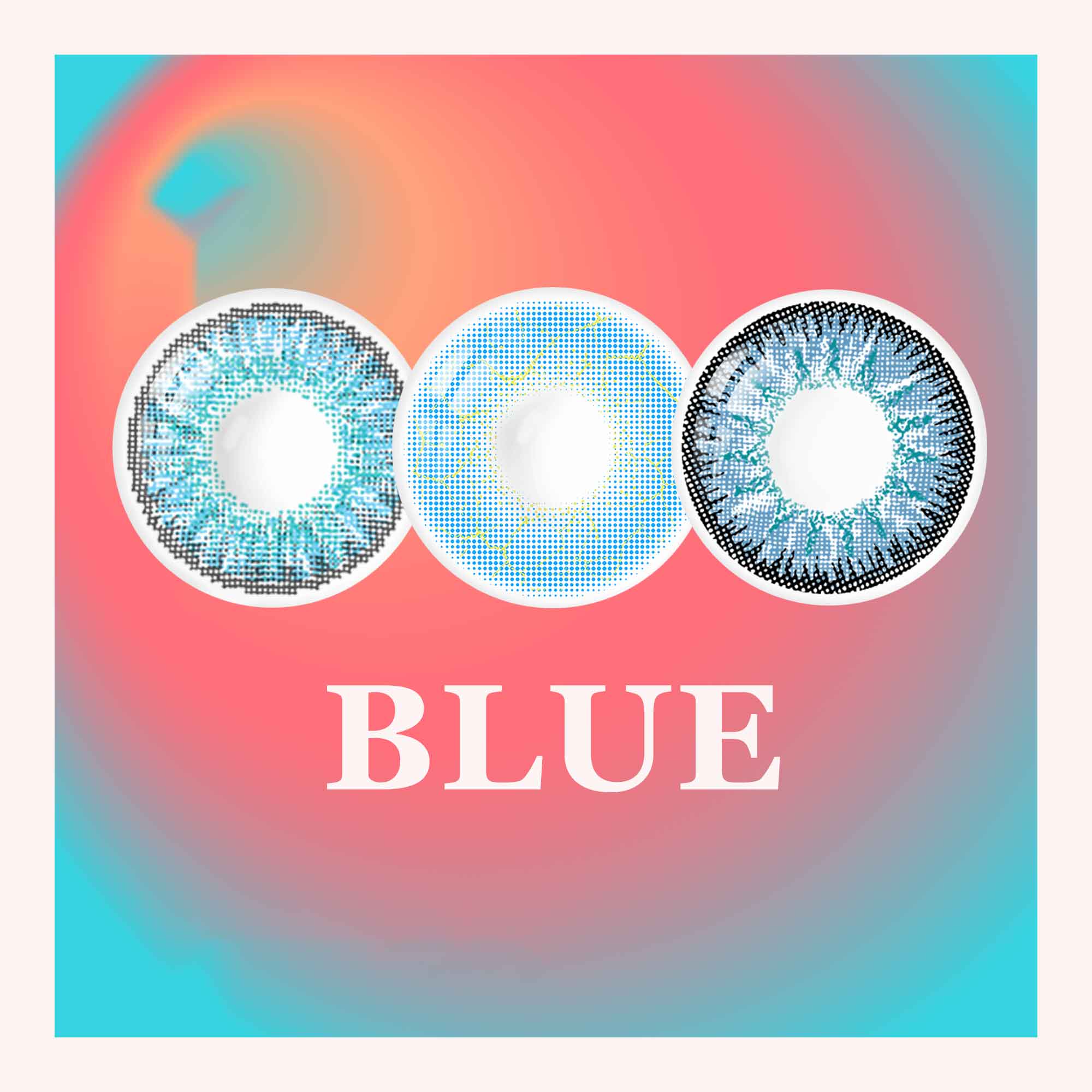 Blue Colored Contacts Lenses 👁️100+ Circle Lenses Online – Multicolorlab