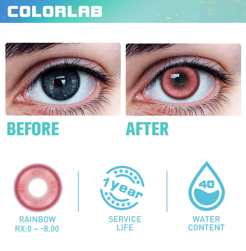 PANDORA RED CONTACT LENSES(YEARLY)
