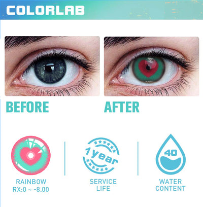 MINECRAFT GREEN CONTACT LENSES(YEARLY)