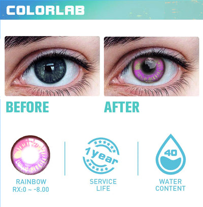 ANIME PINK CONTACT LENSES(YEARLY)