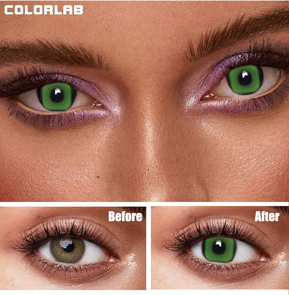 PUSSY GREEN CONTACT LENSES(YEARLY)