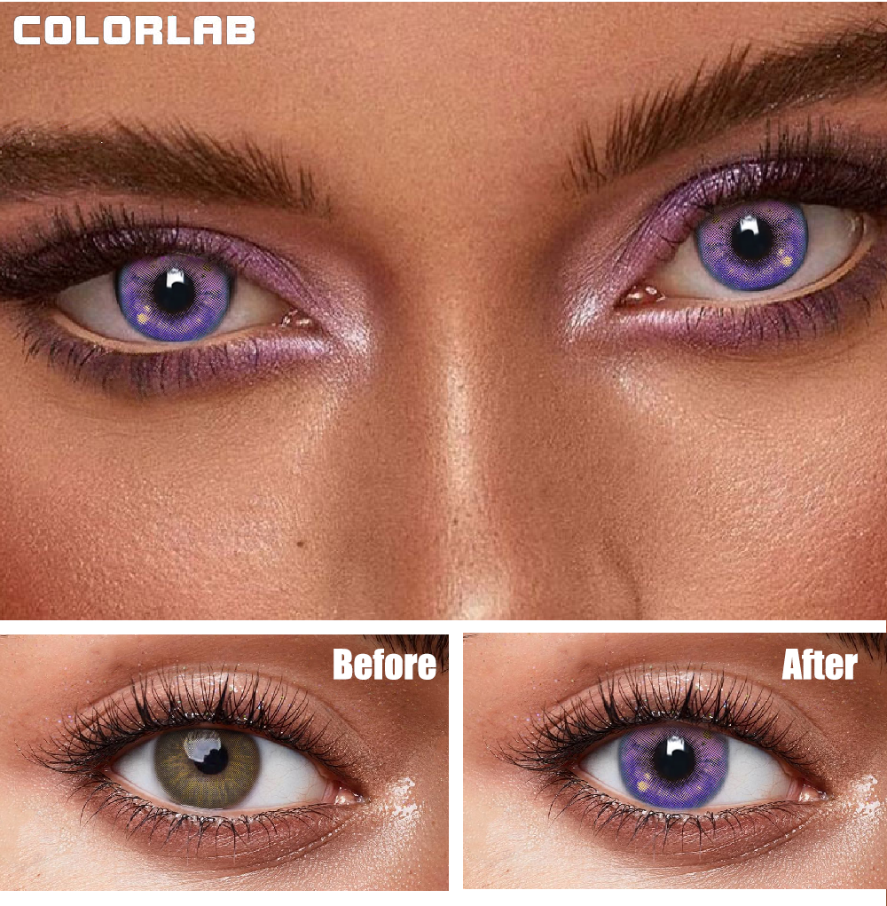 MULTI GALACTIC VIOLET CONTACT LENSES(YEARLY)