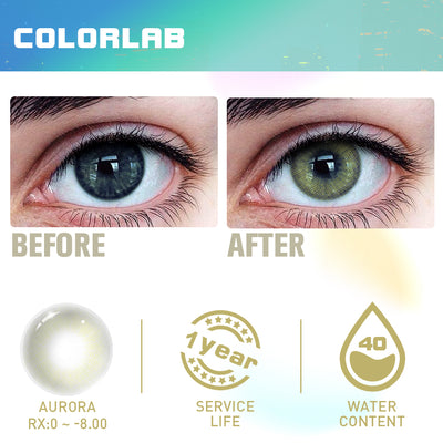 AURORA SKY GREY CONTACT LENSES(Yearly)