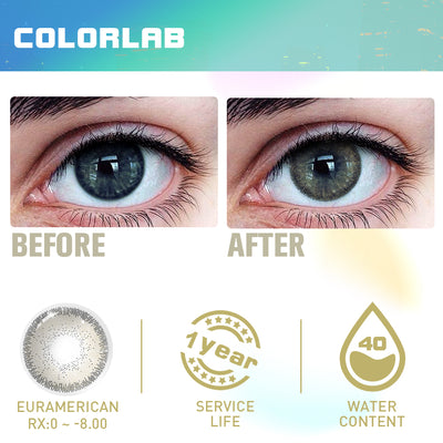 Chicago BROWN CONTACT LENSES(Yearly)