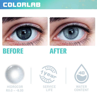 HID GRAPHITE GREY CONTACT LENSES(Yearly)