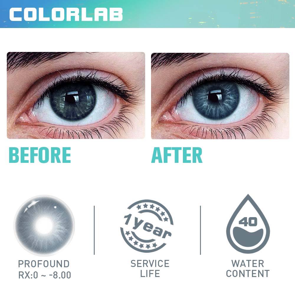 PROFOUND BLUE CONTACT LENSES(Yearly)