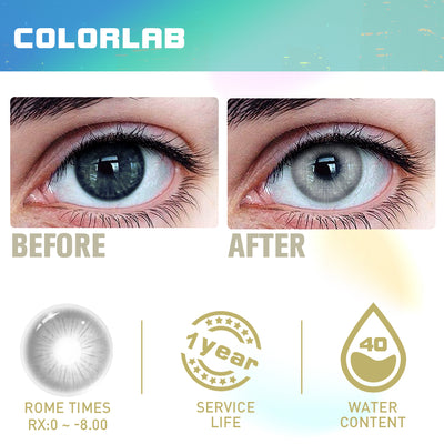 ROME TIMES GREY CONTACT LENSES(Yearly)