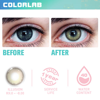 ILLUSION BROWN CONTACT LENSES(Yearly)