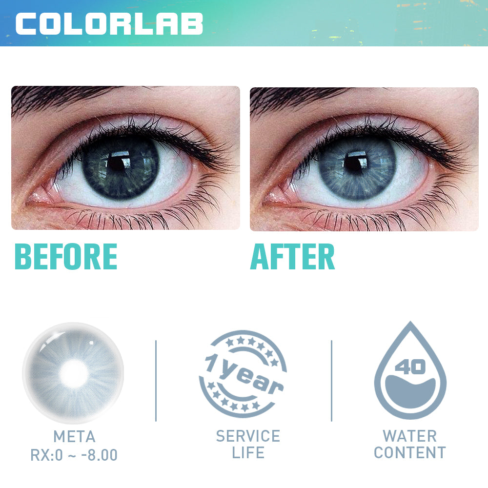 META BLUE CONTACT LENSES(Yearly)