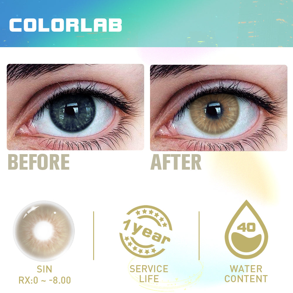 DALLAS BROWN CONTACT LENSES(Yearly)
