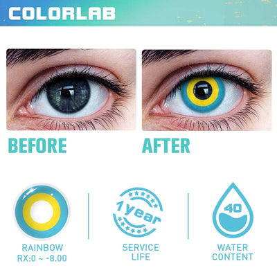 BLOCK BLUE & YELLOW CONTACT LENSES(YEARLY)