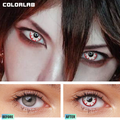 INCUBUS RED CONTACT LENSES(YEARLY)