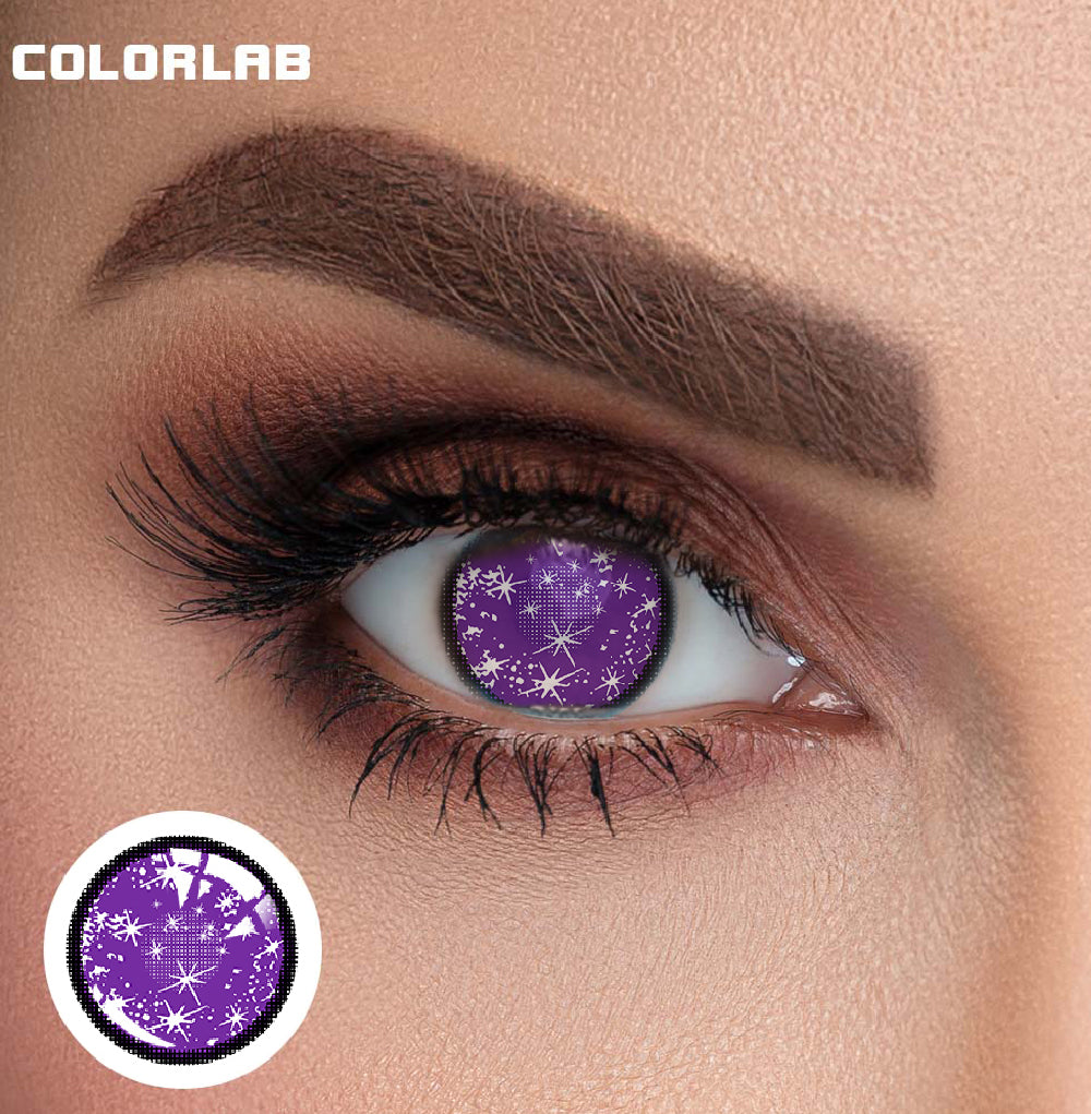 TWINKLE STAR PURPLE CONTACT LENSES(YEARLY)