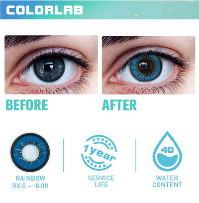 MULTI REAL BLUE CONTACT LENSES(YEARLY)