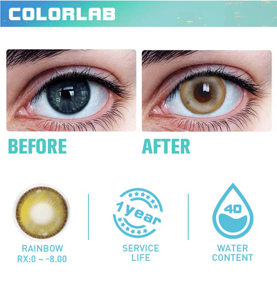 MULTI REAL BROWN CONTACT LENSES(YEARLY)